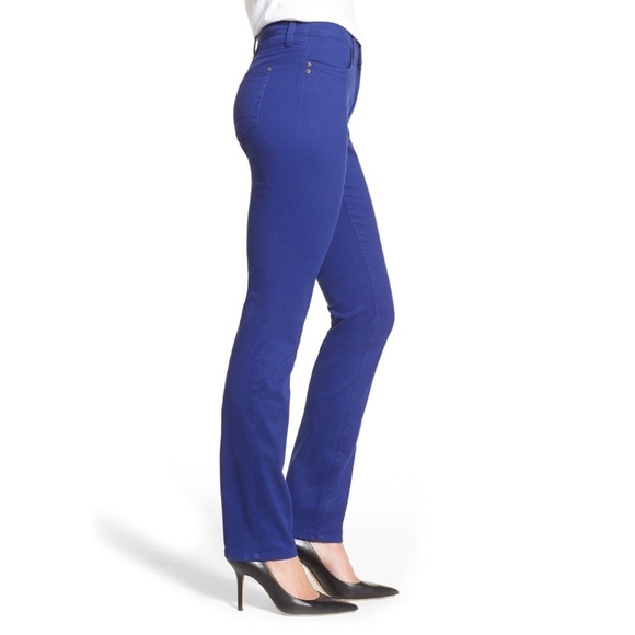 NYDJ Samantha Stretch Slim Straight Leg Jean - Picture 3 of 4
